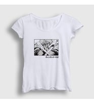Presmono Kadın Beyaz Knives Thorfinn Anime Vinland Saga T-Shirt 470119tt