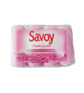Savoy Güzellik Sabunu Pembe Çiçekler 4 x 70 ml
