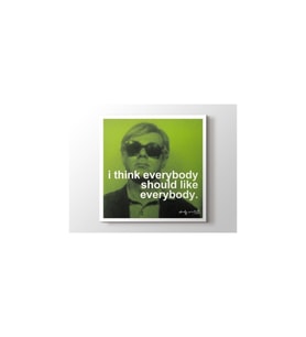 DBSanatevi Andy Warhol - Everybody Tablo 70 X 70 Cm