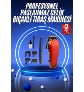 Unısex Tıraş Makinesi Lazer Öncesi Kısaltma Paslanmaz Çelik