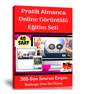 Pratik Almanca Online Görüntülü Eğitim Seti (Başlangıç-Orta-İleri Düzey)