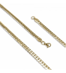 Yassı Yılan Sırtı Çelik Kolye 1.2Mm X 4Mm 3183CEK039