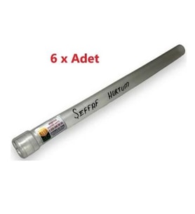 Hububat Mibzeri Açılı Şeffaf Hortum-6 Adet