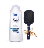 Dove Yoğun Onarıcı Şampuan 550 Ml  - Nemlendirici + Fırça Hediyeli