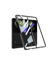 Samsung Galaxy Z Fold 5 Uyumlu Kılıf Zore Full Camlı Kıpta Kapak
