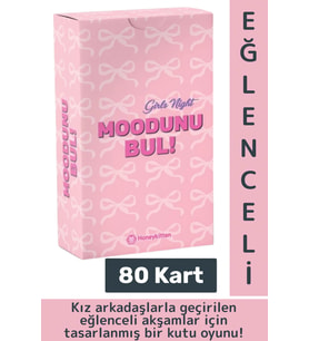 Eğlenceli Genç Yetişkin Arkadaş Yılbaşı Sosyalleşme Moodunu Bul-Girls Night Oyun Kartları 80 Kart