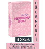 Eğlenceli Genç Yetişkin Arkadaş Yılbaşı Sosyalleşme Moodunu Bul-Girls Night Oyun Kartları 80 Kart