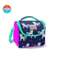 Coral High Kids Lacivert Pembe Unicorn Desenli Thermo Beslenme Çantası 11727