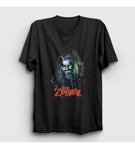 Presmono Unisex Siyah Hellbilly Deluxe Rob Zombie T-Shirt 475230tt