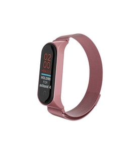 Xiaomi Mi Band 4 Metal Mıknatıslı Kordon - Rose