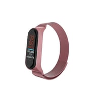 Xiaomi Mi Band 4 Metal Mıknatıslı Kordon - Rose