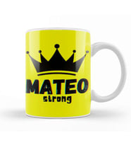 Mateo Name personalized Custom   vintage Retro Rainbow Style Design Gift Baby Gift For Him Kupa Bardak Porselen