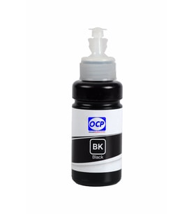 OCP Epson T6641 T6644 Uyumlu Kartuş Mürekkebi  70ml BK Dye-Siyah