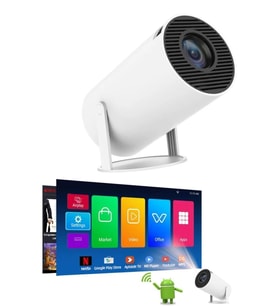 Taşınabilir 720p Sinema Projektörü, Bluetooth ve Akıllı Özellikler