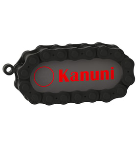 Kanuni Logolu Özel Tasarım Zincir Detaylı Motosiklet Anahtarlığı