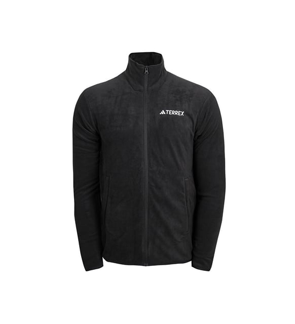 adidas Mt Ess Fz Fl Erkek Outdoor Polar Ceketi JX5068 Siyah