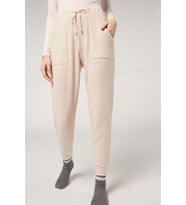 Kaşmir Bej Jogger Pantolon