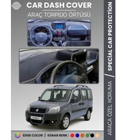 FIAT DOBLO (2000-2008) DOUBLE EKRAN AIRBAGSİZ Torpido Örtüsü Ön Göğüs Koruma Araca Özel Tam Uyum