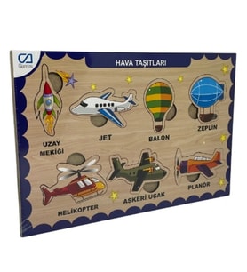 Ca Games Ahşap Puzzle Hava Taşıtları 19X29