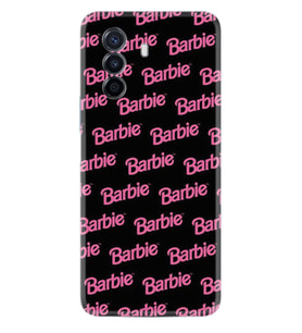 Huawei Nova Y70 Y90 Nova 9 SE  Kılıf Desemli Silikon Barbie 1404