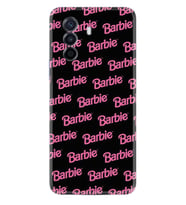 Huawei Nova Y70 Y90 Nova 9 SE  Kılıf Desemli Silikon Barbie 1404