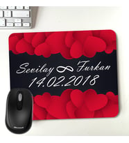 Kişiye Özel Sevgililere Özel Sonsuz Aşk Mousepad