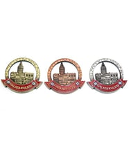 Periboia İstanbul Temalı Metal Magnet Galata Kulesi Yuvarlak Tasarım (Karışık)