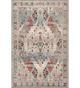 Eliana Home Baskılı, Yıkanabilir Kaymaz Taban Salon Halısı LNA1794 100x150 cm (Bej)