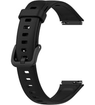 Lexroo Huawei Band 7 Kordon, Silicone Sport Band Siyah