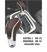 Opel J ASTRA Insignia 2008-2016 Otomatik KAHVERENGİ Vites Topuzu Komple PLASTİK AÇIKLAMAMIZI OKUYUN (Standart)