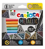 Carioca Metalik Keçeli Kalem 8'li 43162