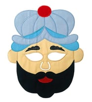 Karagöz Maske (Bej)