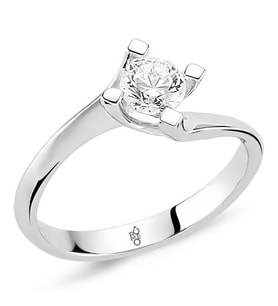18 Ayar Altın 0.30 Ct Pırlanta Tektaş Yüzük RM30067 (Çok Renkli)
