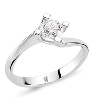 18 Ayar Altın 0.30 Ct Pırlanta Tektaş Yüzük RM30067 (Çok Renkli)