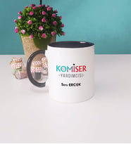 Komiser Yardımcısı Kupa Bardak Siyah