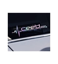 Ceeds Yan Cam Sticker Oto Kapı 20 Cm X 7 Cm Hologram c55