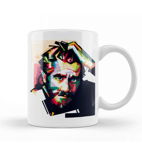 Jake Gyllenhaal Pop Art Kupa Bardak Porselen
