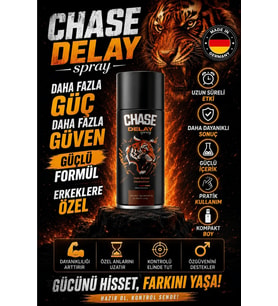 Chase Deley Sprey 45 ml Erkeklere Özel Sprey Kontrollü Kullanım 45 ml