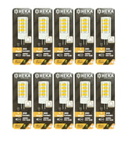 (10 Adet) Heka 5W (35W) 3000K (Sarı Işık) G4 Duylu Dim Edilebilir Led Kapsül Ampul