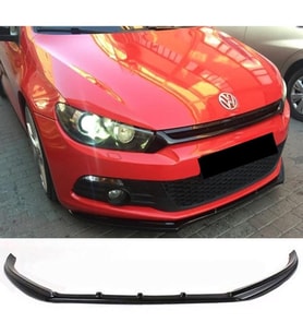 Vw Scirocco Ön Lip Plastik Parlak Siyah karlık-ön-ek-bodykit 2008 - 2017