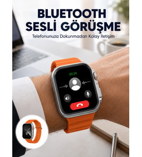 2025 Model Gelişmiş Özellikli Nabız Sensörlü Spor Takibi Yapabilen Titreşimli Saat Yeni Nesil