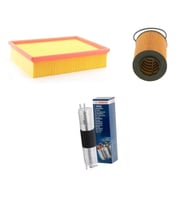 Bosch Filtre Bakım Seti BMW 3 SERİSİ E46 330 i Benzin 1998-2004 Hava + Yağ f. + Yakıt Filtre Bosch