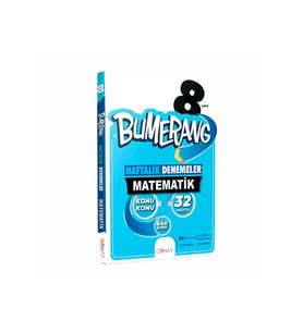 Günay Yayıncılık Günay Yayınları 8.sınıf Matematik Bumerang Haftalık Deneme (Çok Renkli)