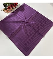 Kazayağı Desen jakar Eşarp Mürdüm JPZ0406
