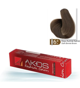 Akos Saç Boyası Koyu Kumral Kahve 6.0