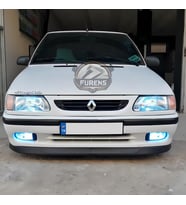 Renault 9-11 Broadway Uyumlu H lip Esnek Ön Lip 2 Parça Karlık Ön Ek Tampon Altı Dil