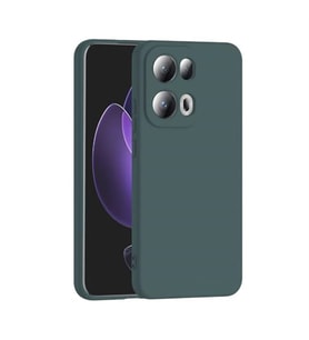 Coverzone Oppo Reno 13F 5G İle Uyumlu Kılıf Z-Mara Lansman Vieri Tam Koruma Arka Kapak Kamera Koruma Çıkıntılı Pürüzsüz Yüzey Koyu Yeşil