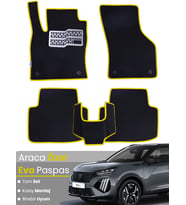 Peugeot 2008 Elektrikli (2023-2025) Uyumlu EVA Paspas Tam Set–Birebir Uyum,Su Geçirmez,Hızlı Montaj