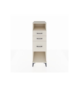 Kronos Dolap Tek Raflı 3 Çekmeceli 44x59x134 Aytaşı-Aytaşı