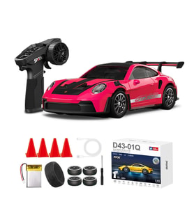 Hstar 1:43 Profesyonel Mini Drift RC Araba 911 4WD 15 KM/H Hız Metal Alaşım Gövde EPS Stabilizasyonu